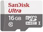 SanDisk MicroSDHC 16GB Ultra Android Class 10 UHS-I - Memóriakártya