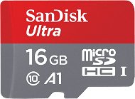 SanDisk memóriakártya Micro SDHC 16 GB Android Ultra Class 10 UHS-I + SD adapter - Memóriakártya