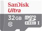 SanDisk Micro SDHC 32GB Ultra Android Class 10 UHS-I + SD adaptér - Memory Card