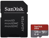 SanDisk MicroSDXC 128GB Ultra Android Class 10 UHS-I + SD adapter - Memory Card
