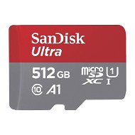 SanDisk MicroSDXC 512GB Ultra A1 UHS-I U1 + SD Adapter - Memory Card