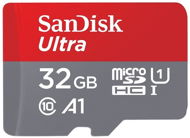 Paměťová karta SanDisk MicroSDHC 32GB Ultra + SD adaptér - Paměťová karta