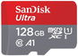 SanDisk microSDHC 128GB Ultra + SD adapter - Memóriakártya