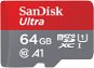 Memóriakártya SanDisk MicroSDXC Ultra 64GB + SD adapter - Paměťová karta