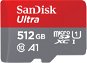 SanDisk MicroSDX Ultra 512 GB + SD adaptér - Pamäťová karta
