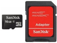 SanDisk Micro Secure Digital (Micro SD) Blue 16GB - Memory Card