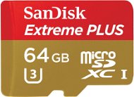 SanDisk Micro SDXC 64GB Extreme Class 10 UHS-I (U3) + SD adaptér - Pamäťová karta