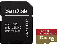 SanDisk Micro SDHC 32GB Extreme Plus Class 10 UHS-I + SD adaptér - Pamäťová karta