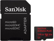 SanDisk MicroSDXC 128 Gigabyte Extreme Plus Klasse 10 UHS-I (V30) + SD-Adapter - Speicherkarte