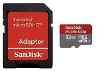 Micro SanDisk Ultra 32GB SDHC Class 10 + SD-Adapter - Speicherkarte