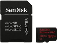 SanDisk Extreme PRO 128 gigabytes microSDXC UHS-I (U3) + SD adapter - Memory Card
