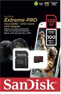 SanDisk MicroSDXC 128GB Extreme Pro A1 UHS-I (V30) + SD adapter - Memory Card