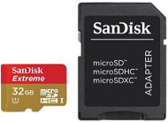SanDisk MicroSDHC 32GB Extreme Class 10 + SD adaptér - Pamäťová karta