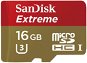 SanDisk MicroSDHC 16GB Extreme UHS-I (U3) + SD adapter - Memóriakártya