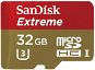 SanDisk Extreme Micro 32GB SDHC Class 10 UHS-I + SD-Adapter - Speicherkarte