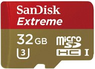  Micro SanDisk Extreme 32GB SDHC Class 10 UHS-I + SD Adapter  - Memory Card