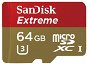 SanDisk Extreme 64GB microSDXC UHS Speed Class 3 UHS-I + Adapter SD GoPro Ausgabe - Speicherkarte