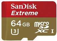 SanDisk microSDXC 64GB Extreme UHS-I (U3) + SD adaptér, GoPro Edition - Pamäťová karta