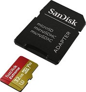 SanDisk MicroSDHC 32GB Extreme UHS-I (V30) + SD adaptér - Pamäťová karta