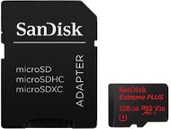 SanDisk microSDXC 128 GB Extreme UHS-I (V30) + SD átalakító - Memóriakártya