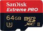 SanDisk MicroSDXC 64GB Extreme Pro UHS-II (U3) + čítačka USB 3.0 - Pamäťová karta