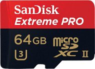SanDisk MicroSDXC 64 Gigabyte Extreme Pro UHS-II (U3) + USB 3.0 Reader - Speicherkarte