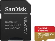 SanDisk MicroSDHC 32GB Extreme + SD adaptér - Memóriakártya