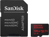 SanDisk MicroSDHC 128GB Extreme A1 UHS-I (V30) + SD adapter - Memóriakártya