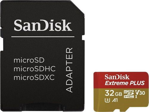 SanDisk MicroSDHC 32GB Extreme Plus + SD adaptér - Paměťová karta - Hlavní obrázek