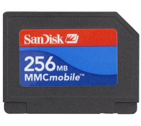 SanDisk Reduced Size MMCmobile MultiMedia Card 256MB Dual Voltage - Memory Card - Main image