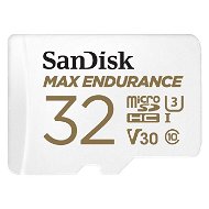 Speicherkarte SanDisk microSDHC 32 GB Max Endurance + SD-Adapter - Paměťová karta