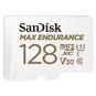 Memóriakártya SanDisk microSDXC 128GB Max Endurance + SD adapter - Paměťová karta