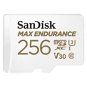 Memory Card SanDisk microSDXC 256GB Max Endurance + SD Adapter - Paměťová karta