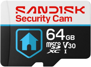 SANDISK MicroSDXC 64GB Security Cam Card - Memory Card - Main image