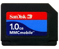 SanDisk Reduced Size MMCmobile MultiMedia Card 1GB Dual Voltage - Memory Card