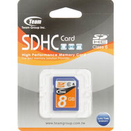 TEAM Secure Digital (SD) 8GB Turbo Class 6 - Memory Card