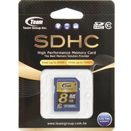 TEAM Secure Digital (SD) 8GB Turbo Class 10 - Memory Card