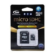 TEAM Micro Secure Digital (Micro SD) 16GB Class 10 - Memory Card