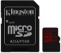 Kingston Micro 32GB SDHC UHS-I U3 + SD-Adapter - Speicherkarte