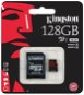 Kingston Micro SDXC 128GB UHS-I U3 + SD sdapter - Memory Card