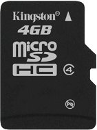 Kingston Micro SDHC 4 GB Class 4 - Pamäťová karta