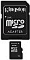 Kingston Micro SDHC 4GB Class 10 + SD adaptér - Pamäťová karta