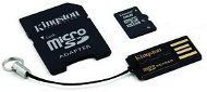 Kingston MicroSDHC 8GB Class 4 + SD Adapter and USB Reader - Memory Card