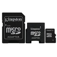 KINGSTON Micro Secure Digital 8GB SDHC + SD/Mini SD adaptér - Memory Card