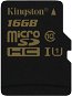 Kingston Micro SDHC 16GB Class 10 UHS-I - Memory Card