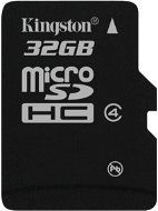 Kingston MicroSDHC 32GB Class 4 - Memory Card
