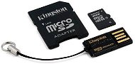 KINGSTON Micro SDHC 32GB Class 10 + SD adapter és USB olvasó - Memóriakártya