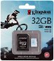 Micro Kingston 32GB SDHC Class 10 UHS-I U3 Action Camera + SD Adapter - Memory Card