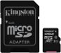 Kingston MicroSDXC 128GB Class 10 UHS-I+ SD adapter - Memóriakártya