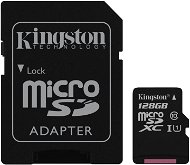 Kingston MicroSDXC 128GB Class 10 UHS-I+ SD adapter - Memóriakártya